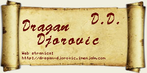 Dragan Đorović vizit kartica